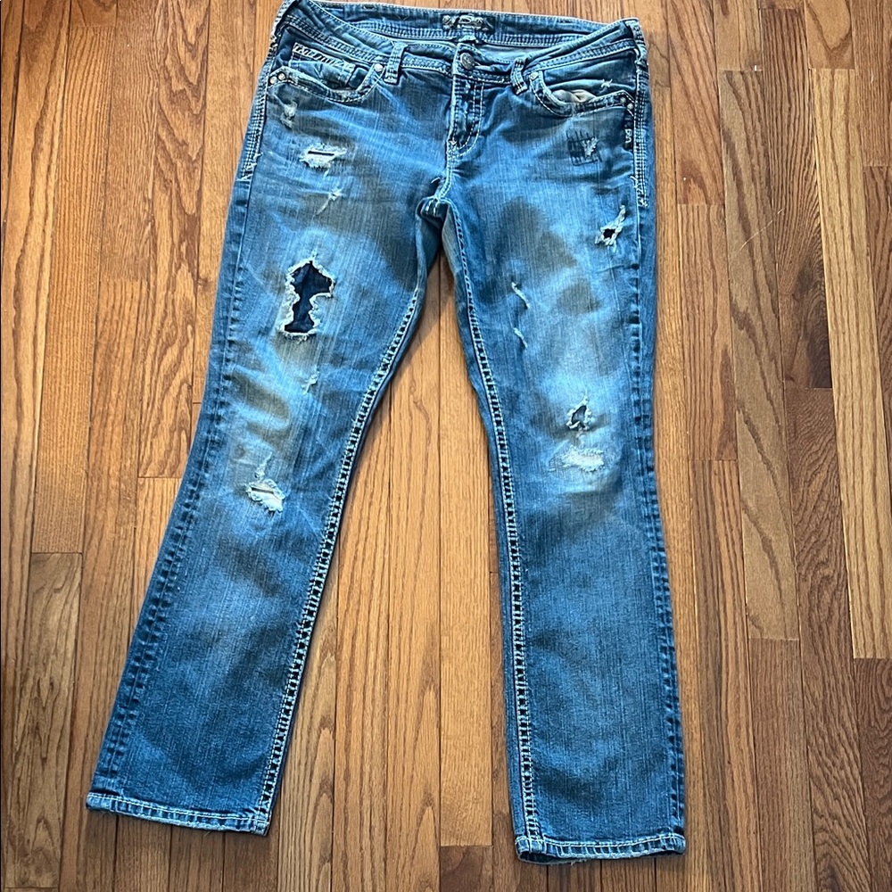 Silver Jeans Women's Blue Boot Cut Denim